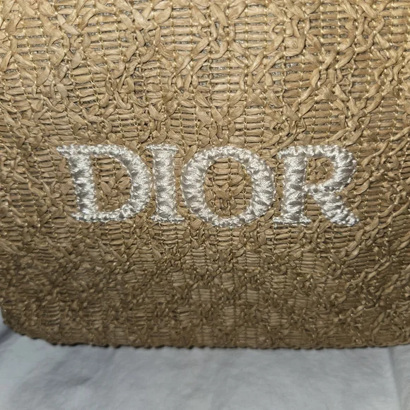 Tan Woven Tote Bag Promo Dior - Picture 2 of 8